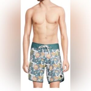 Ezekiel Men's Jeremy Floral Board shorts Swim Size 38 NWOT